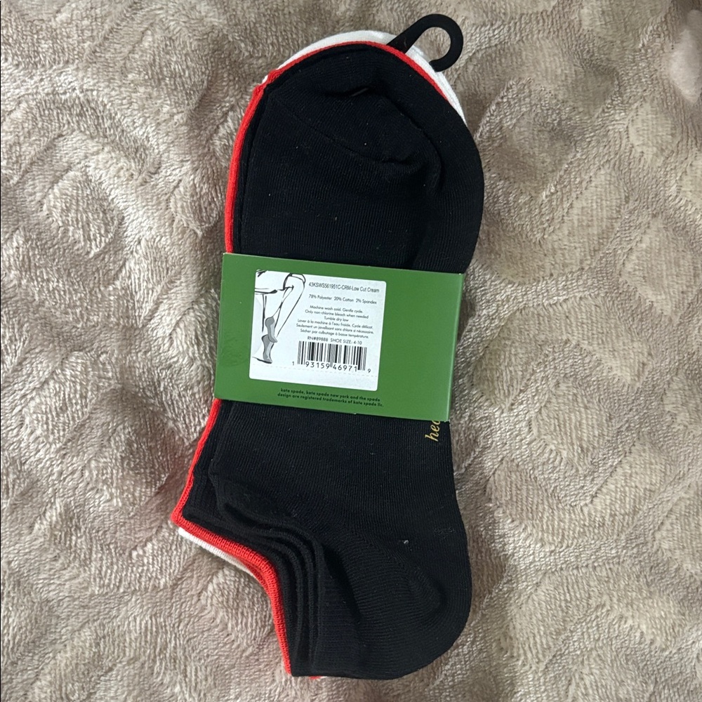 Kate Spade Low Cut Socks (3pair) - Picture 2 of 5
